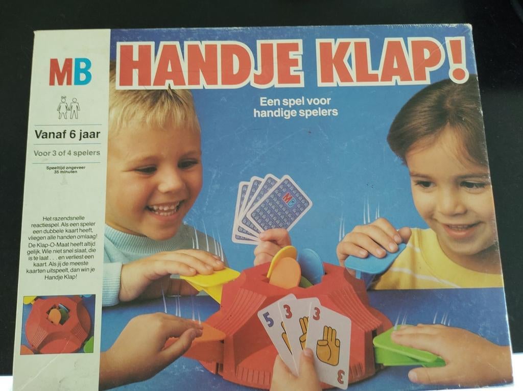 Spel handje klap, MB, goede staat, Hobby en Vrije tijd, Drie of vier spelers, Ophalen of Verzenden, Gebruikt, MB