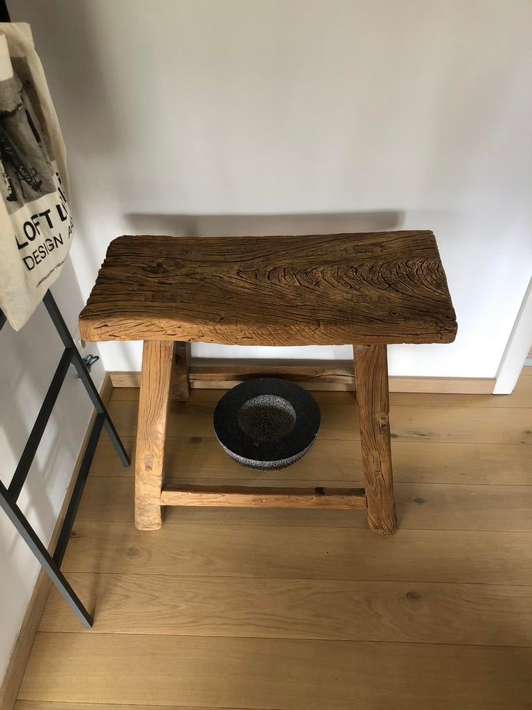 Banc en bois massif ancien, Enlèvement