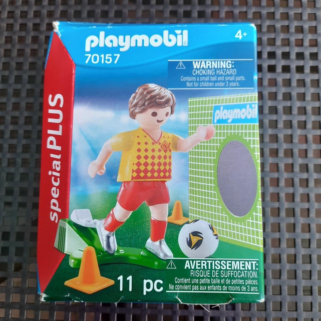 PLAYMOBIL nr 70157 VOETBALLER *NIEUW*SEALED*, Kinderen en Baby's, Speelgoed | Playmobil, Ophalen, Nieuw, Complete set