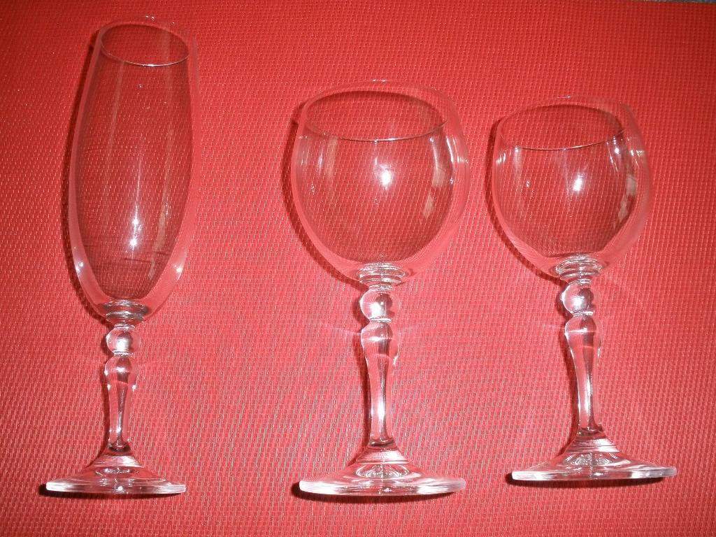 Service verres cristal 18 pièces, Antiquités & Art, Antiquités | Verre & Cristal, Enlèvement ou Envoi