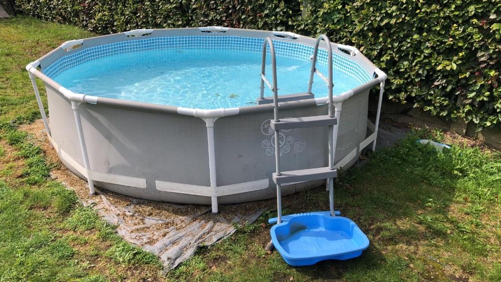 Intex zwembad, Tuin en Terras, Ophalen of Verzenden, Gebruikt, Opzetzwembad