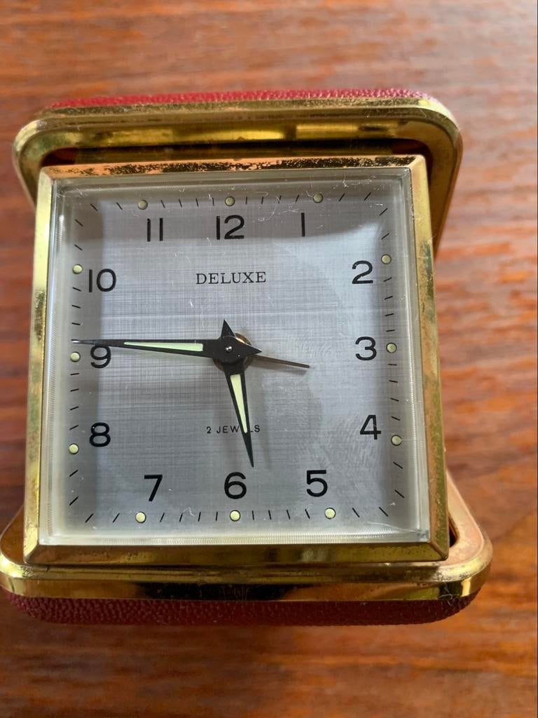 Réveil de voyage de luxe à 3jewels, Electroménager, Réveils, Enlèvement ou Envoi, Utilisé