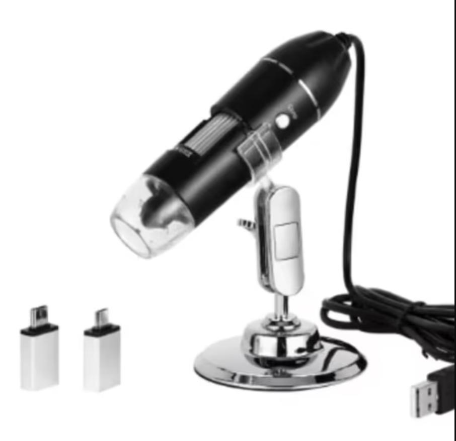 Digitale USB Microscoop 1600X met USB aansluiting 1080p, Audio, Tv en Foto, Optische apparatuur | Microscopen, Nieuw, Ophalen of Verzenden