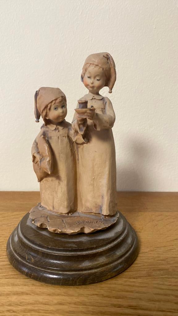 Ancienne statuette signé, Antiquités & Art, Art | Sculptures & Bois