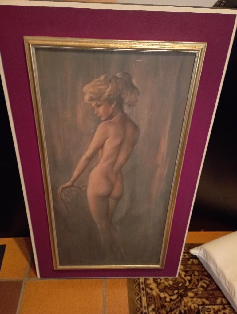 136) art print van Leo Jansen 1930-80, Antiquités & Art, Enlèvement
