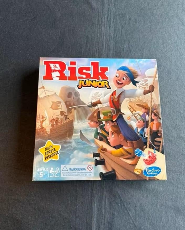 gezelsschapspel Risk Junior Hasbro Gaming, Een of twee spelers, Ophalen, Gebruikt, Hastro gaming