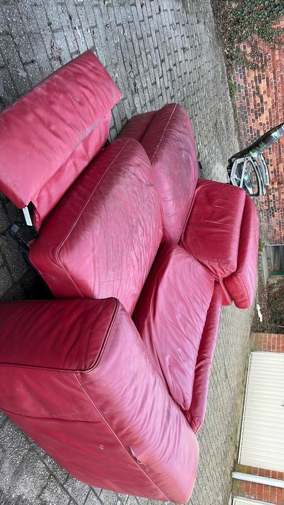Zetel, Huis en Inrichting, Zetels | Zetels, Ophalen, Gebruikt, 100 tot 125 cm, 150 tot 200 cm