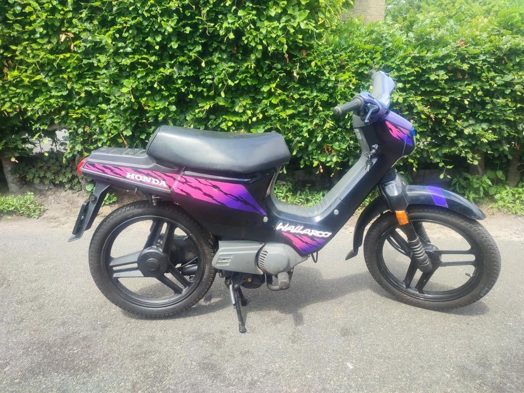 Honda wallaroo a klasse zwart, Fietsen en Brommers, Ophalen, Gebruikt, Lowigi, Klasse A (25 km/u)