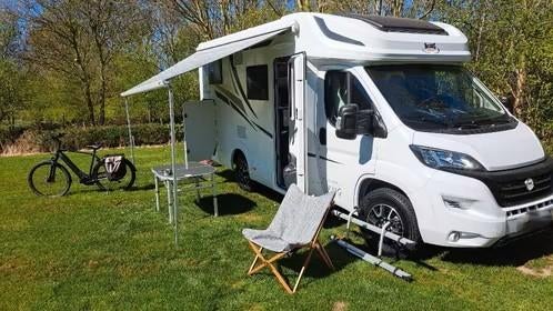 MC Louis Sovereign 439G met hefbed, Caravans en Kamperen, Ringverwarming, Fiat, Luifel, Particulier
