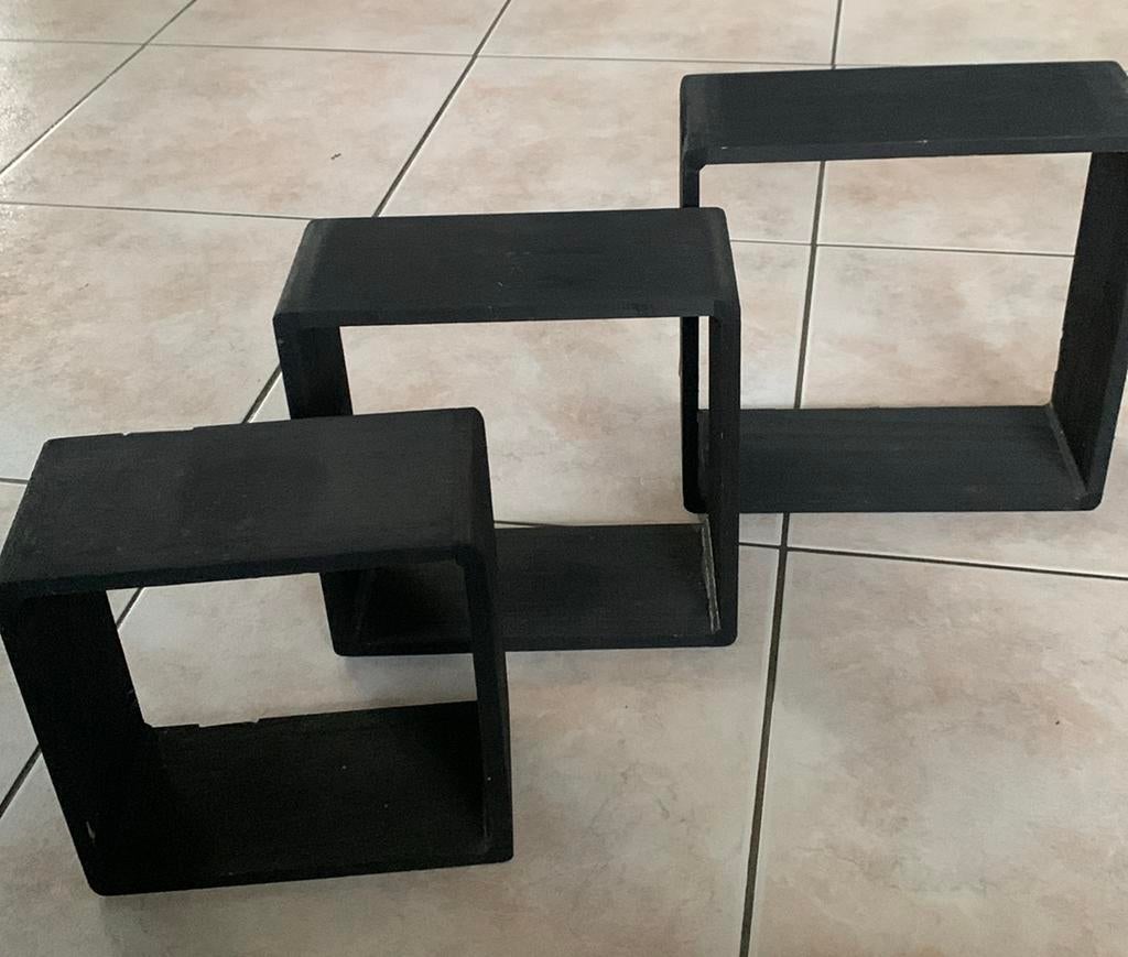 Wanddecoratie kubussen, Huis en Inrichting, Ophalen, Zo goed als nieuw