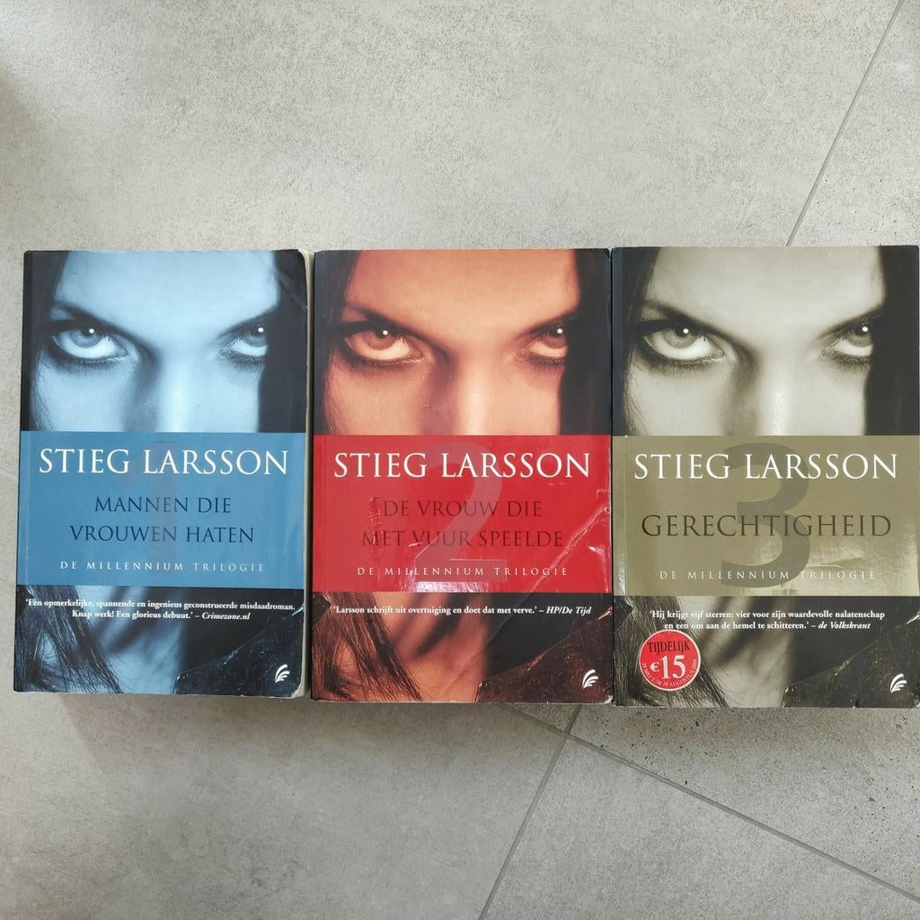 Trilogie Stieg larsson, Enlèvement ou Envoi, Utilisé, Stieg Larsson, Belgique