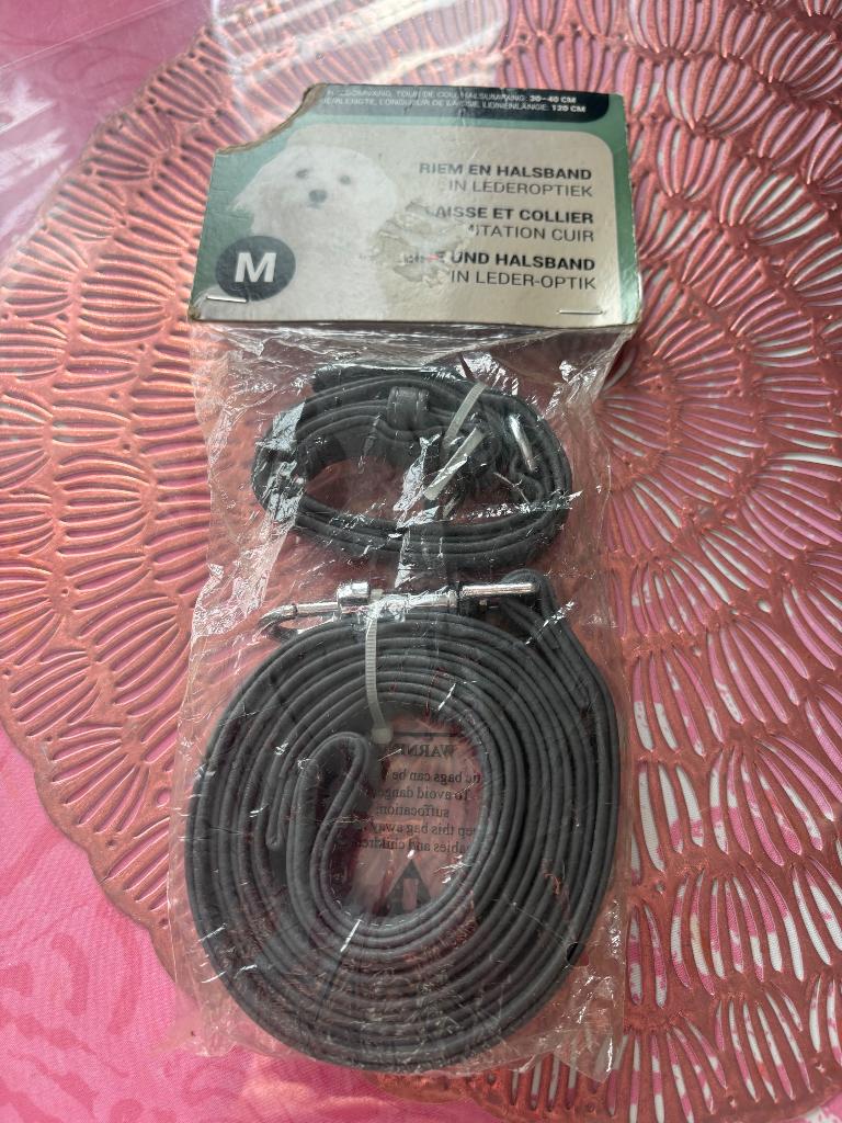 Lot collier et laisse chien neuf, Enlèvement ou Envoi, Neuf