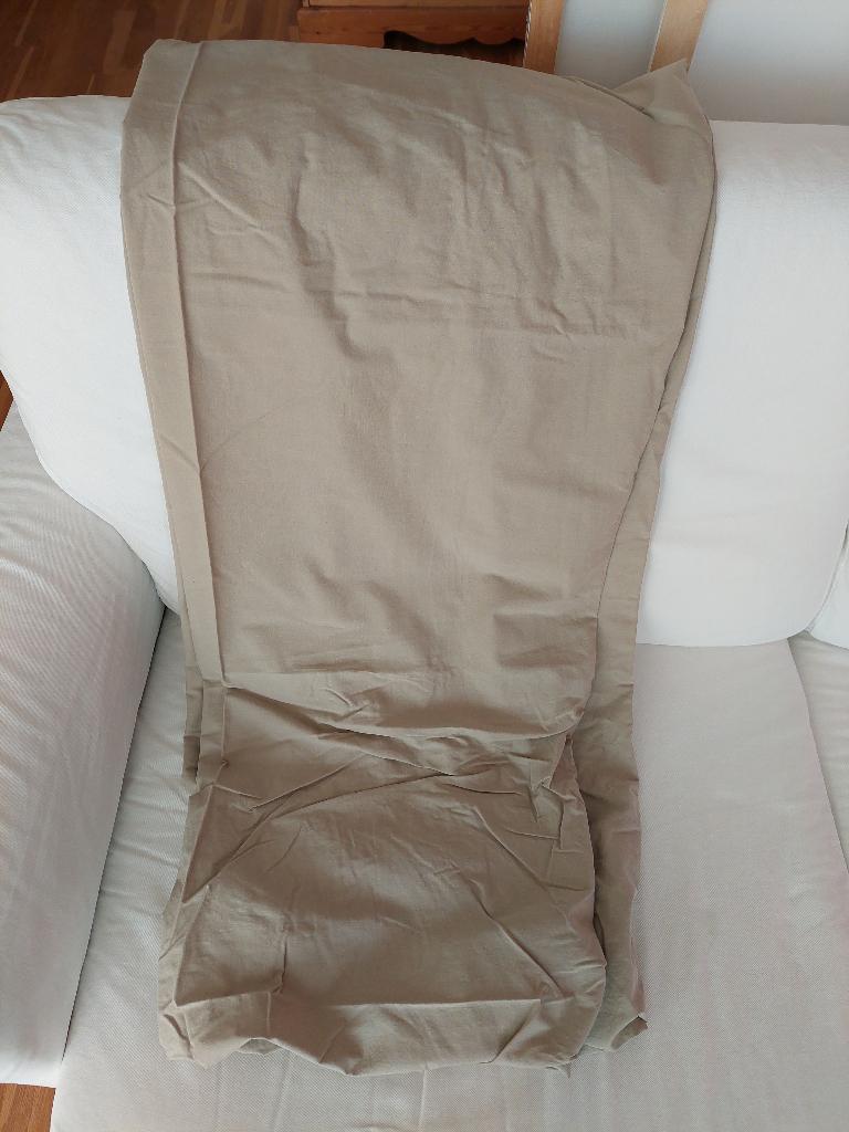 1 drap housse beige, Enlèvement, Comme neuf, Beige, Drap-housse ou Taie d'oreiller