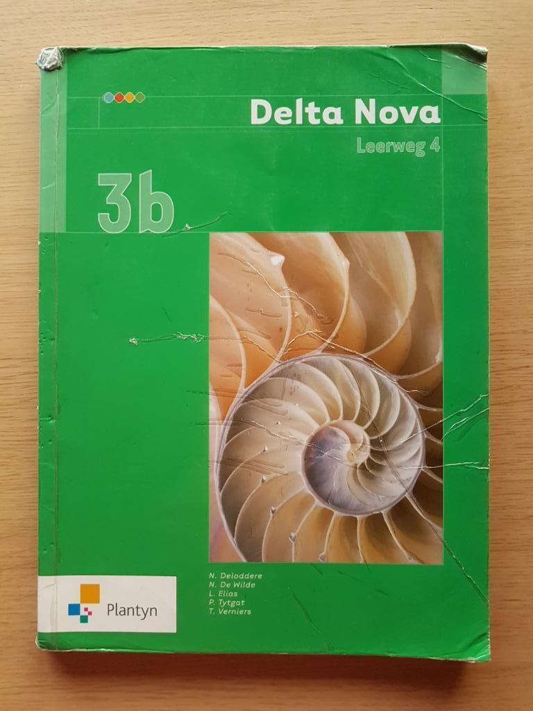 Delta Nova 3b - leerweg 4, Boeken, Gelezen, ASO, Wiskunde A, Plantyn