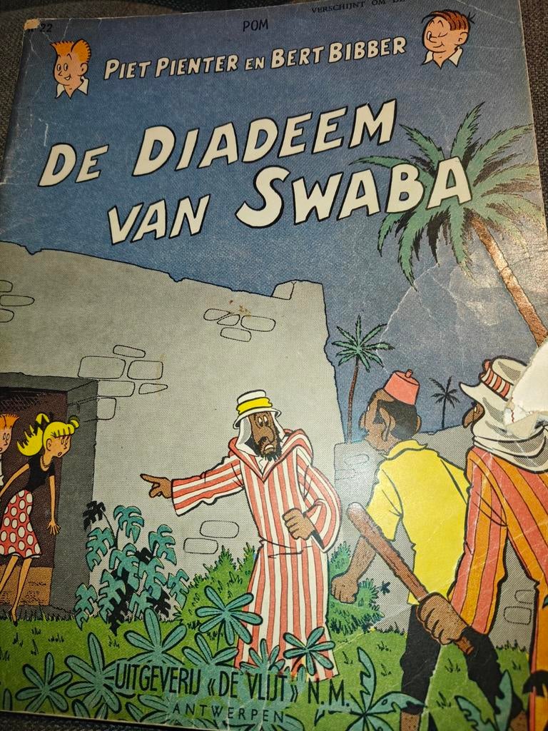 6 oude strips van Piet Pienter en Bert Bibber van POM, Livres, BD, Utilisé, Plusieurs BD, Enlèvement