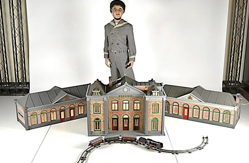 Gare maquette XL à l'échelle vintage, prix = pour 3 bâtiment, Antiquités & Art, Antiquités | Jouets, Enlèvement