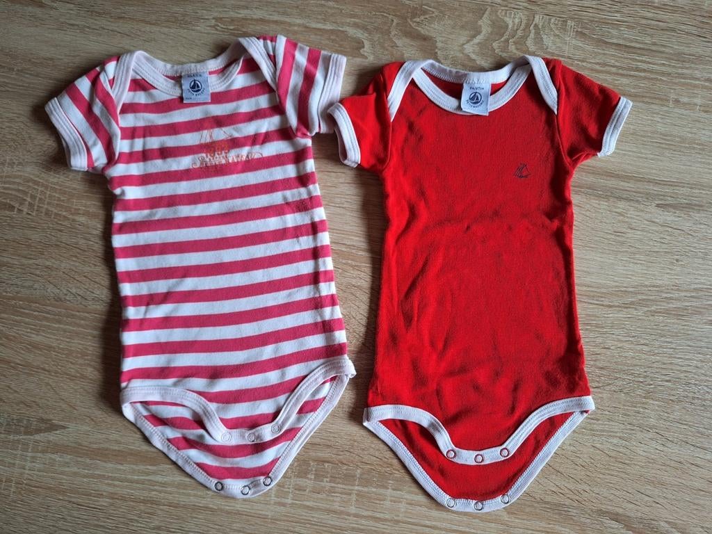 Quatre magnifiques barboteuses, marques Petite Bateau et Abs, Enlèvement ou Envoi, Comme neuf, Petit Bateau, Garçon ou Fille