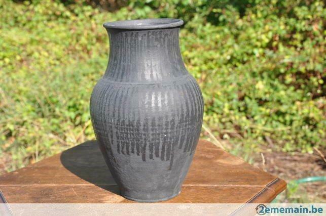 vase terre cuite peint noir, Enlèvement ou Envoi, Utilisé
