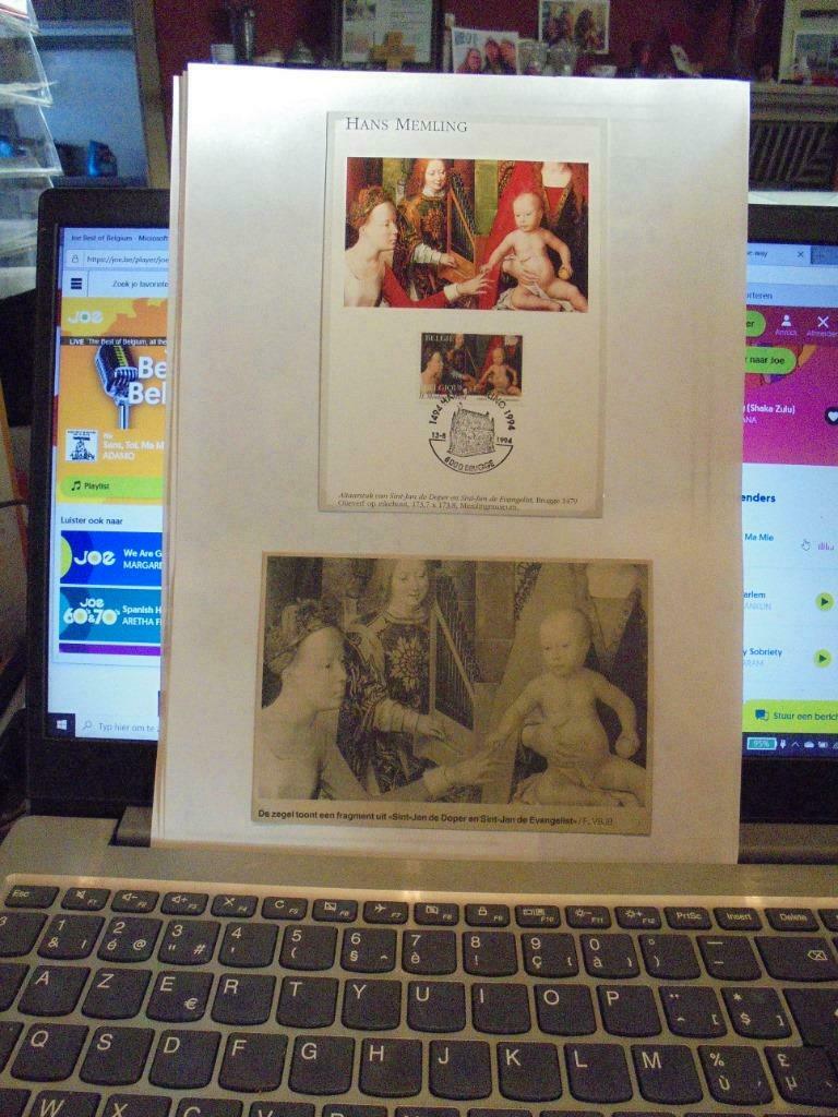 Hans Memling, Ophalen of Verzenden, Gestempeld, Overig, Gestempeld