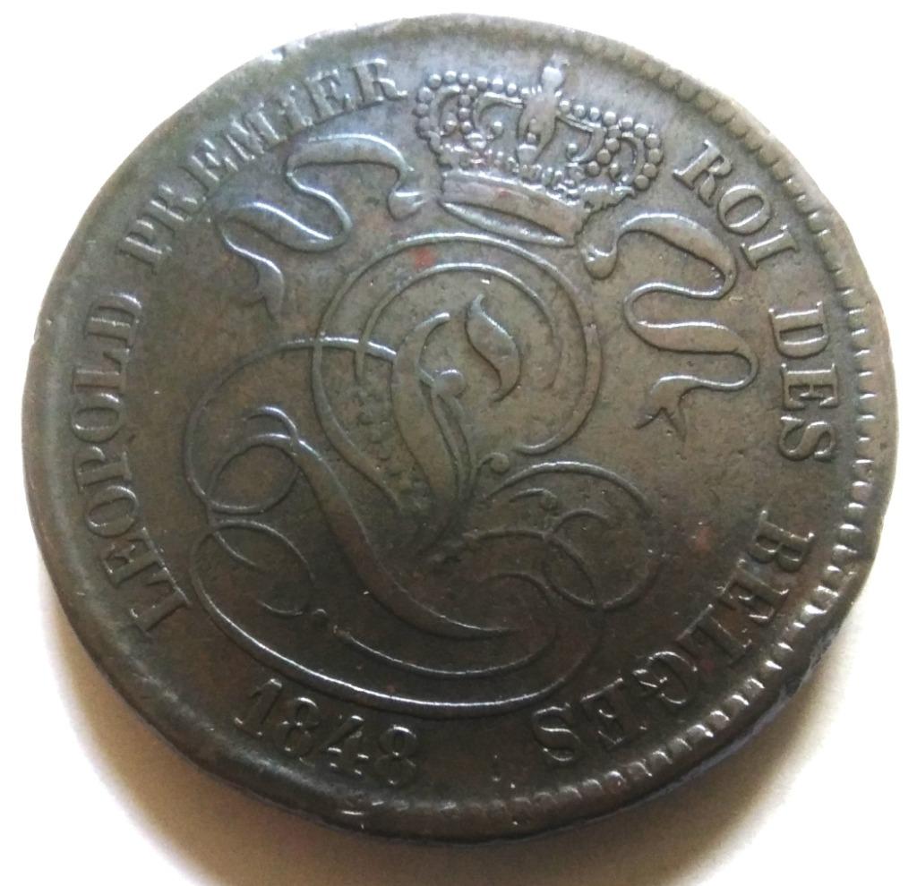Belgique 10 centimes 1848 Leopold 1 - Lion belge, Enlèvement ou Envoi, Autre, Monnaie en vrac