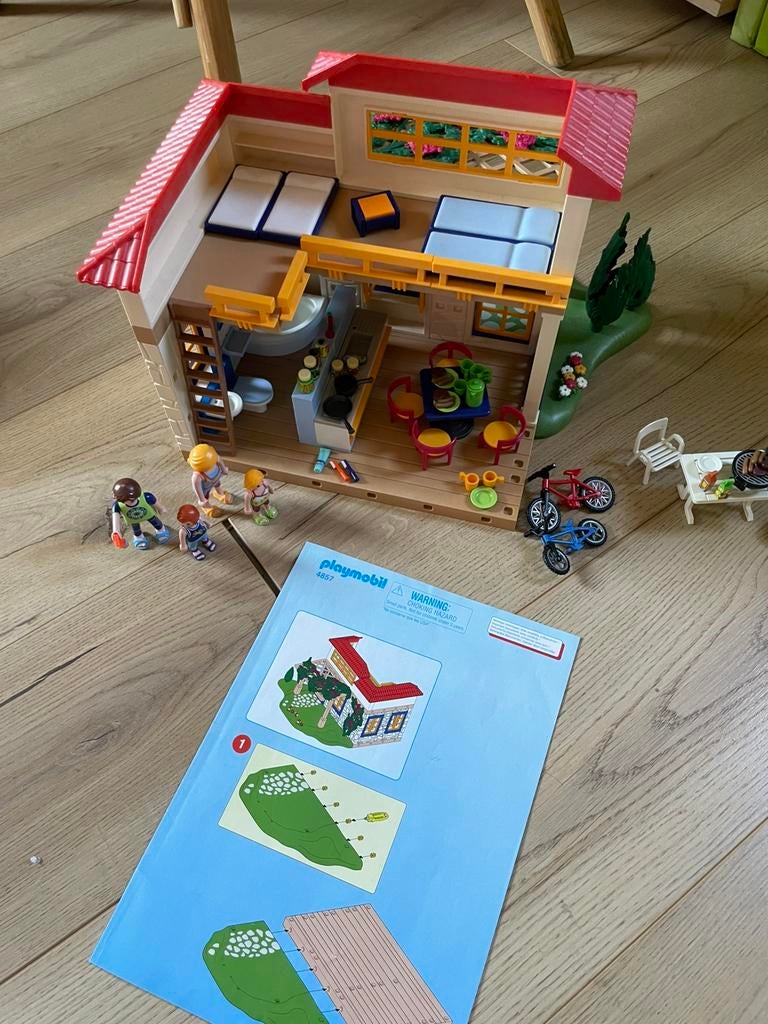 playmobil 4857 vakantiehuis, Enlèvement, Comme neuf