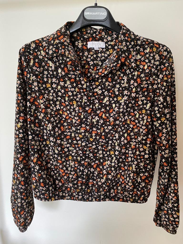 Chemise fleurie de Frizzle en taille 146, Enlèvement ou Envoi, Chemise ou Chemisier, Utilisé, Bel & Bo