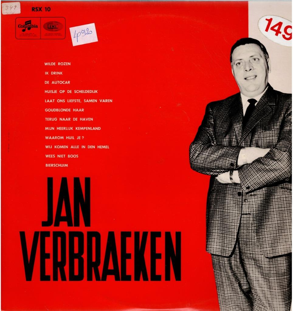 lp  /   Jan Verbraeken – Jan Verbraeken, Cd's en Dvd's, Vinyl | Overige Vinyl, Overige formaten, Ophalen of Verzenden