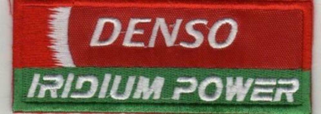 Patch Denso Iridium Power - 100 x 39 mm, Motoren, Kleding | Motorkleding, Ophalen of Verzenden, Nieuw zonder kaartje