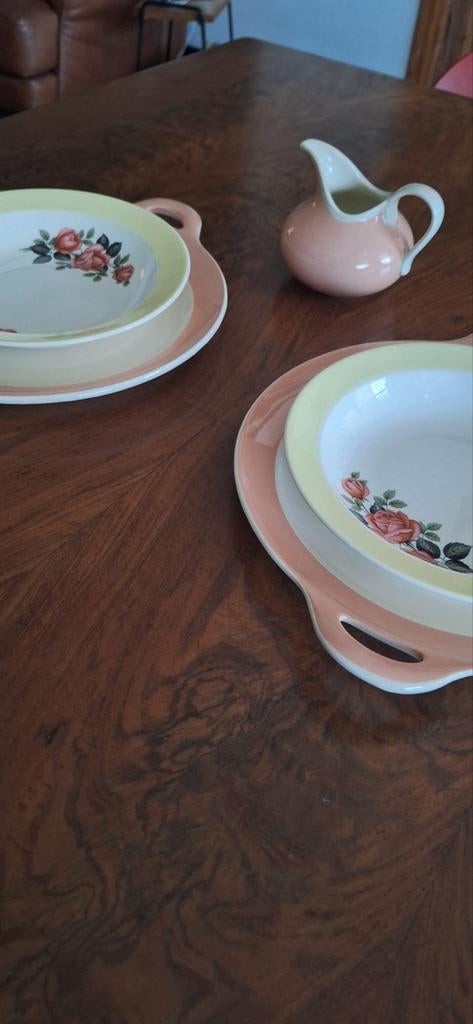 Ensemble vaisselles "Boch" "Keralux Boch Frères", Ophalen of Verzenden, Gebruikt