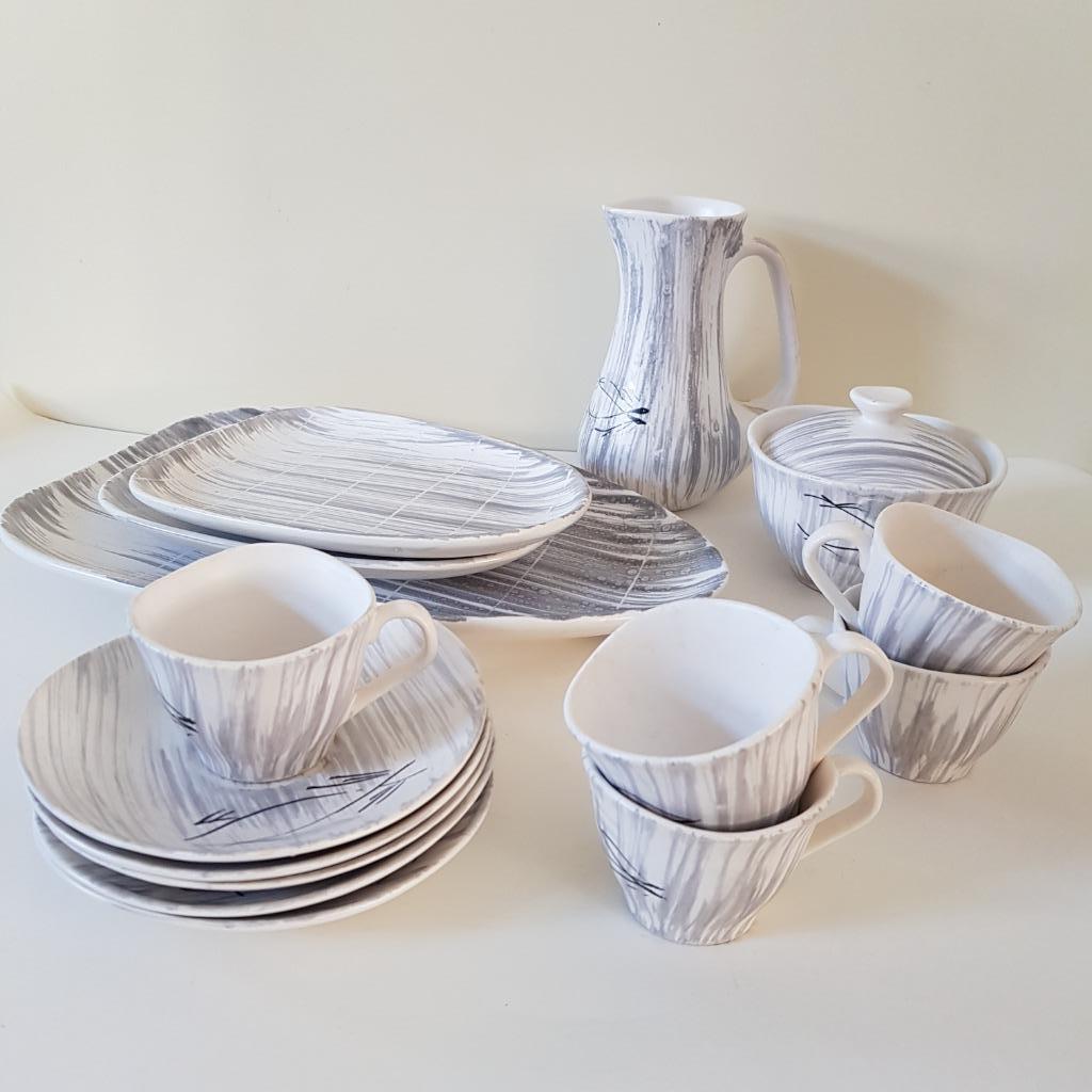 Niderviller, koffieservies , schalen en borden in keramiek, Enlèvement