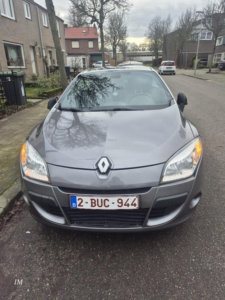 Renault megane cabrio, Auto's, Euro 5, Zwart, Cabriolet, Leder en Stof