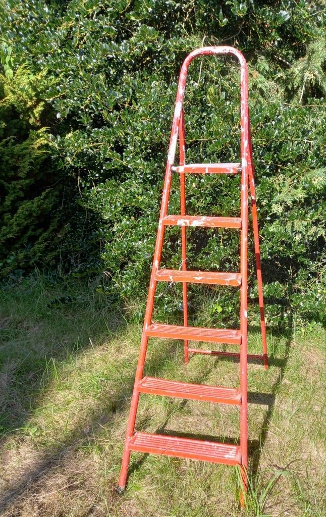 Échelle 6 marches. L 190cm, Enlèvement, Utilisé, Échelle
