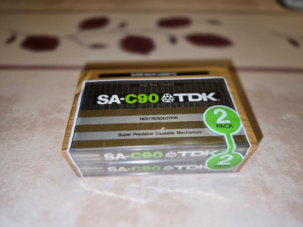 TDK SA-C90 cassettepakket 2 stuks, Ophalen of Verzenden, Nieuw