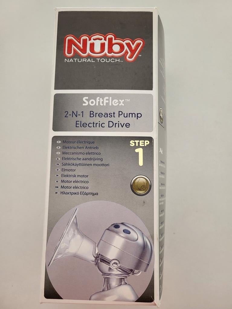 Nuby electrische motor borstpomp, Ophalen of Verzenden, Zo goed als nieuw
