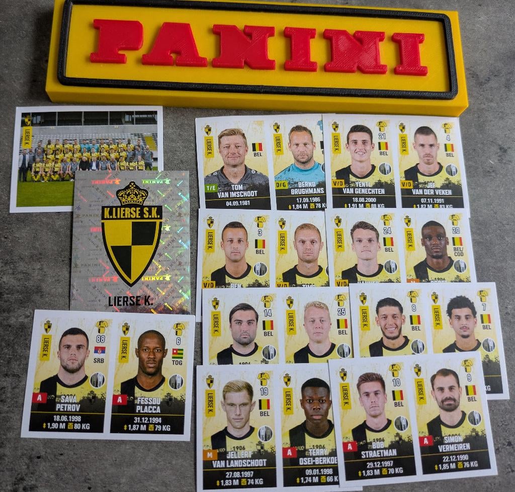 Panini FOOTBALL 2020/21 STICKERS 11X LIERSE VOETBAL, Ophalen of Verzenden, Nieuw