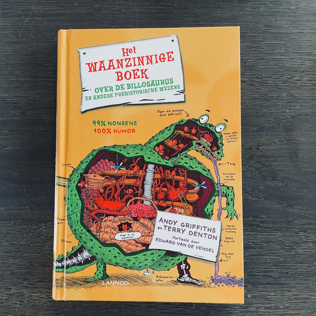 Het waanzinnige boek over de billosaurus en andere prehistor, Ophalen of Verzenden, Andy Griffiths; Terry Denton, Fictie