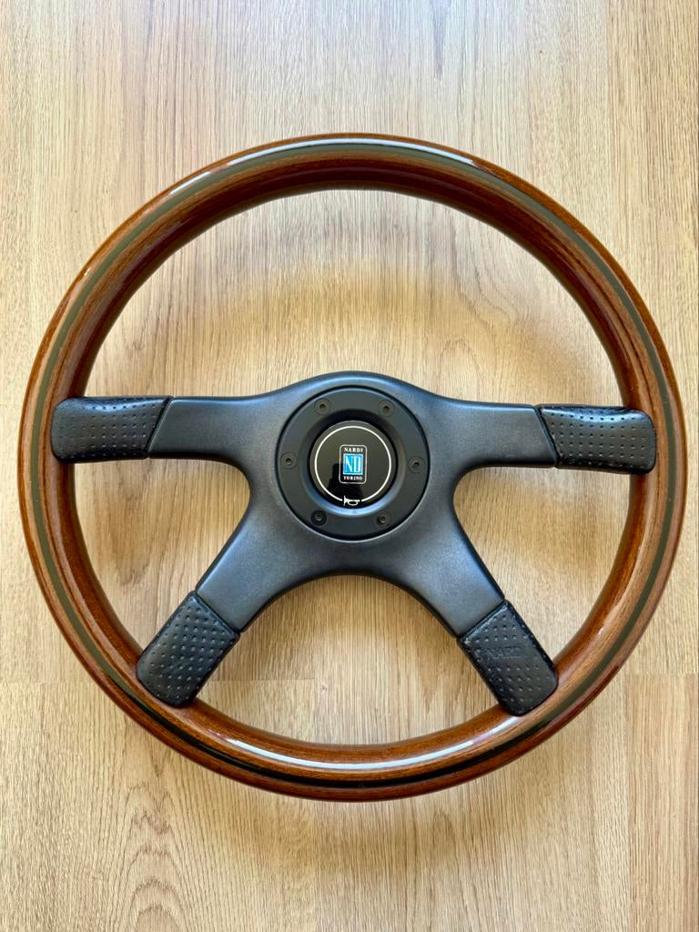 Nardi Gara SP4 365W Houten Stuur VW Golf Polo Jetta MK1 MK2, Auto-onderdelen, Ophalen of Verzenden, Gebruikt, Overige automerken