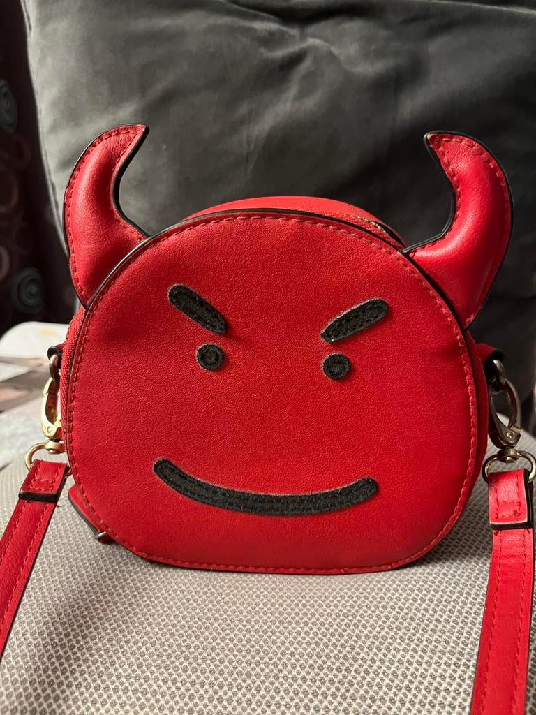 Sac à bandoulière diable rouge, Ophalen of Verzenden, Gebruikt, Rood