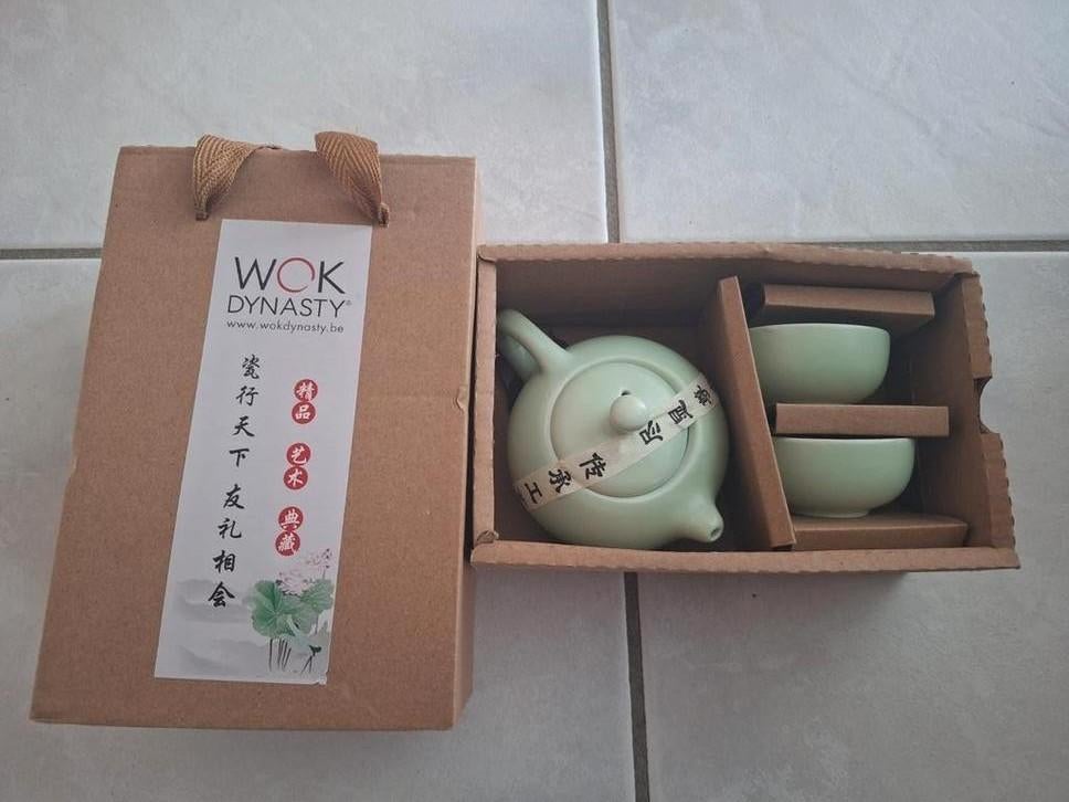 Mini Aziatisch theeservies - Nieuw - Wok Dynasty, Huis en Inrichting, Ophalen of Verzenden, Nieuw, Overige stijlen, Compleet servies