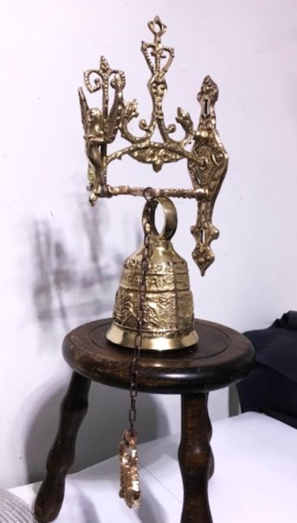 Cloche Bronze Monastère Antique ✨🎵💎⚡😍🔊🙏🎁👌, Enlèvement ou Envoi, Bronze