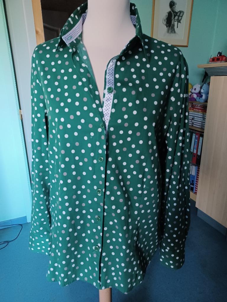 Groene  blouse  42, Maat 42/44 (L), Ophalen of Verzenden, Zo goed als nieuw, Frank Walder