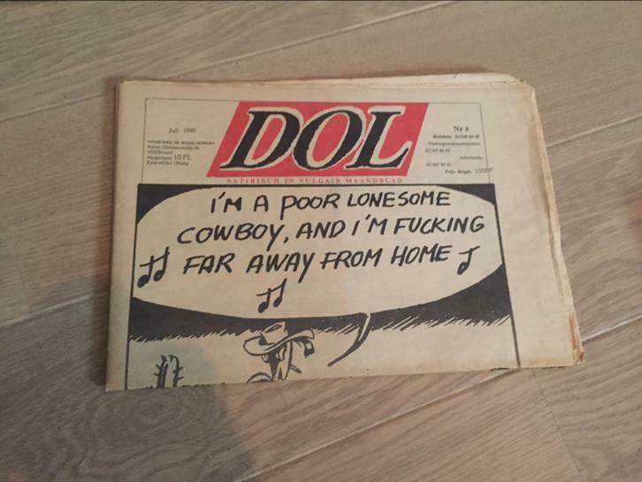 Zeldzame sexparodie Lucky Luke in Dol, Envoi