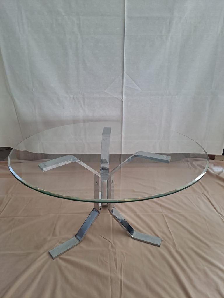 Table basse space age, Maison & Meubles, Enlèvement, Rond, Verre