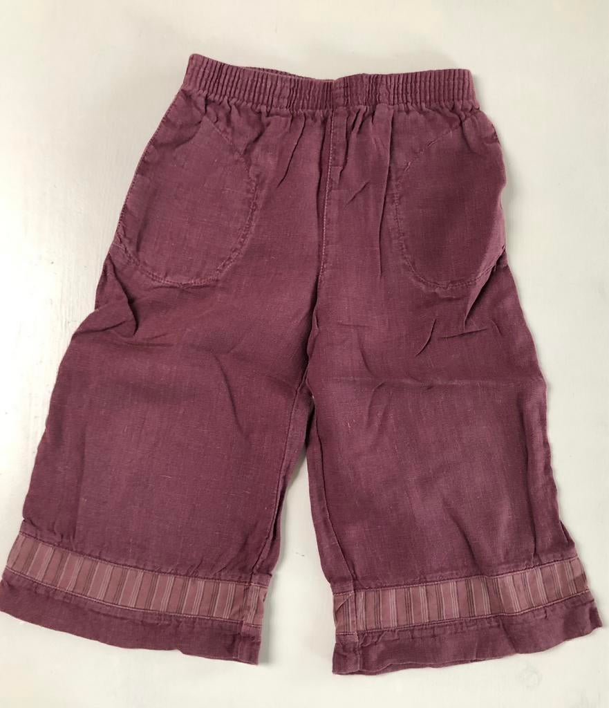 linnen broek Filou & Co 3 jaar 98, Broek, Filou&Co, Gebruikt, Meisje