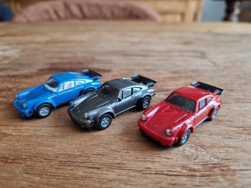Herpa HO 1/87 porsche 911 turbo, Ophalen of Verzenden, Zo goed als nieuw, Herpa
