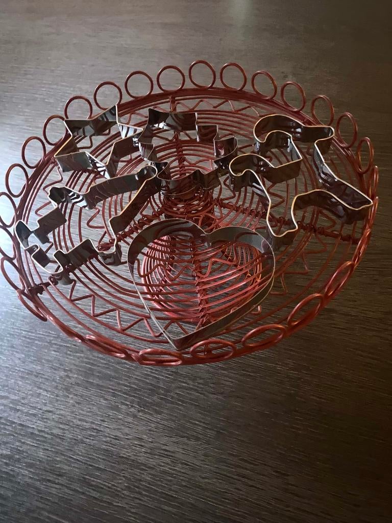 Kerst bakvormfiguurtjes + dresseerschaal, Enlèvement