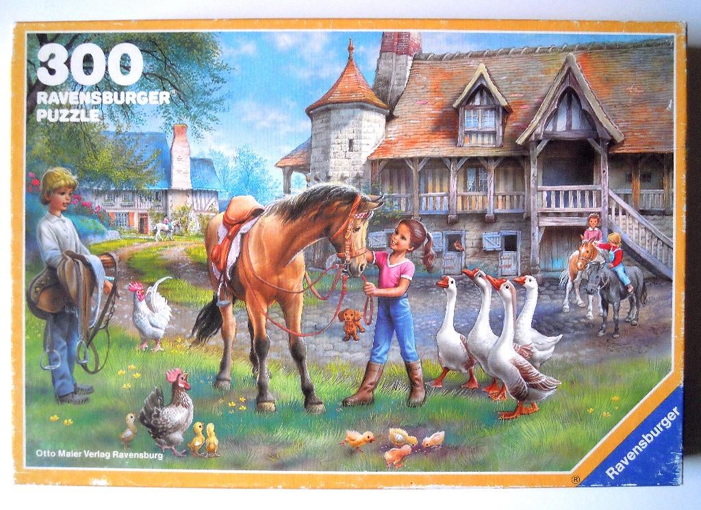 Puzzle vintage - Martine fait de l'équitation, Envoi, Moins de 500 pièces, Comme neuf, Puzzle