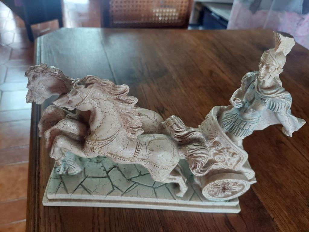 Romeinse gladiator met strijdwagen, Ophalen of Verzenden