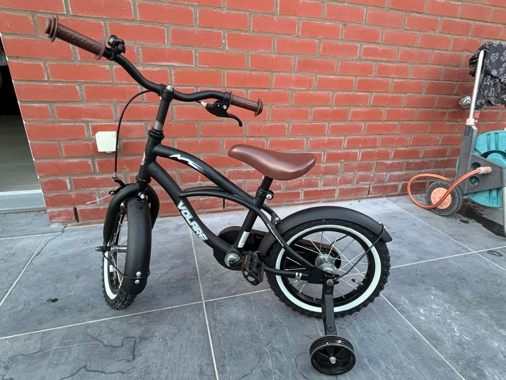 Kinderfiets met afhaalbare zijwieltjes, Fietsen en Brommers, Ophalen, Staal, Volare, Minder dan 16 inch