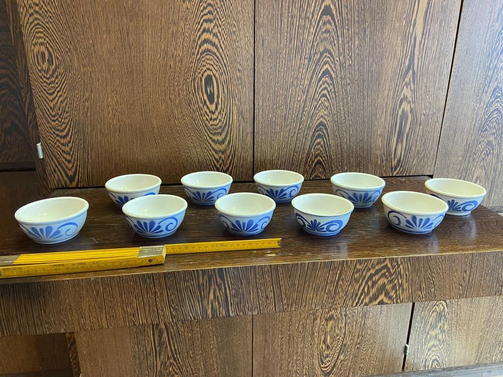 Lot de 10 ramequins, Huis en Inrichting, Ophalen, Zo goed als nieuw, Kom(men)